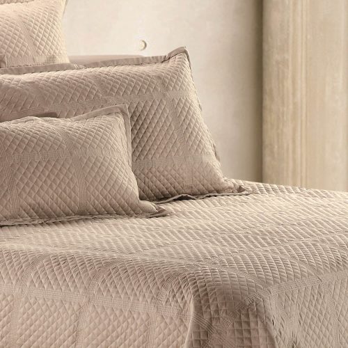 Crista Coverlet Taupe